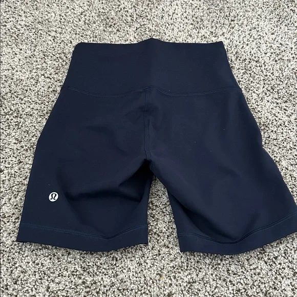 Lululemon Wunder Train Navy High-Waisted Shorts - Picture 8 of 8